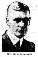 Reverend Dr. J.M. Shaver Story Reverend Dr. J.M. Shaver Story