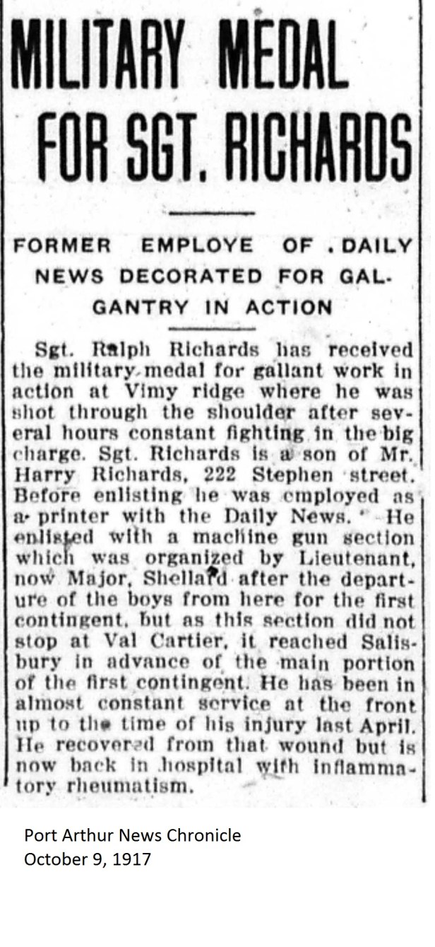 PANC October 9, 1917 - Richards