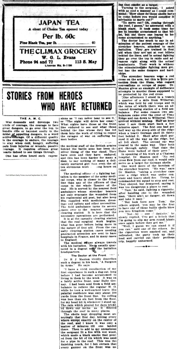 FWDTJ September 21, 1918 - Manion